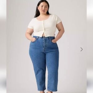 Levi's Ribcage Straight Ankle Jeans 24W